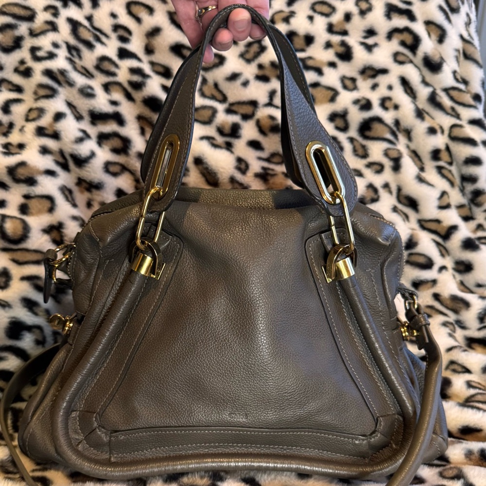 Chloe Small Paraty in dark gray
